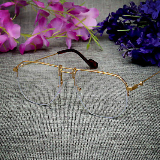 Ploy Gold And Day Night  Retro Square Sunglasses