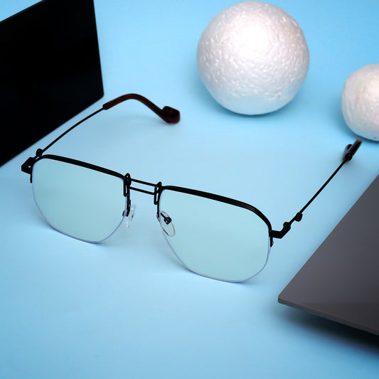 Ploy Black And Day Night Retro Square Sunglasses