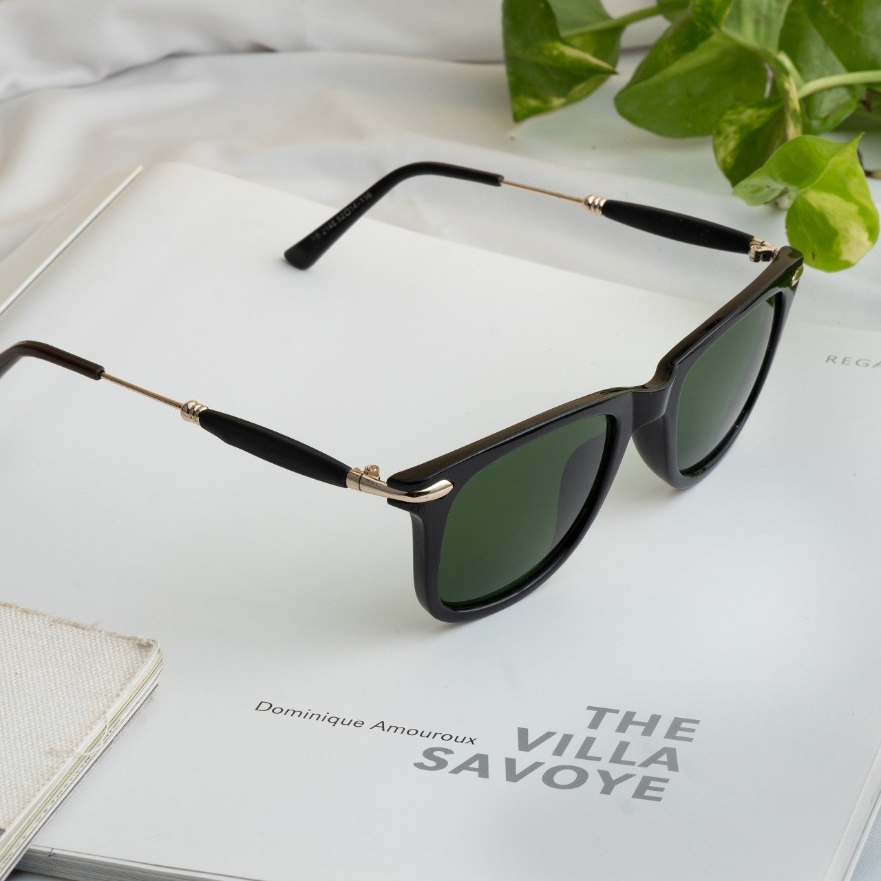 Classy Cory Gold And Green Edition Sunglasses