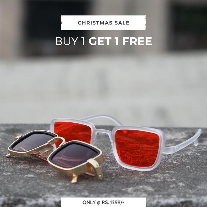 BUY ONE GET ONE FREE KABIR SINGH EXCLUSIVE COMBO SUNGLASSES